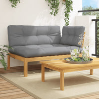 Thumbnail for Garten-Ecksofa aus Paletten mit Kissen Massivholz Akazie
