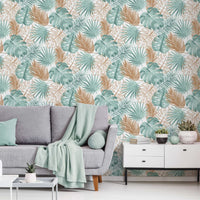 Thumbnail for DUTCH WALLCOVERINGS Tapete Fensterblatt-Motiv Grün