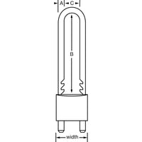 Thumbnail for Master Lock Vorhängeschloss mit Verstellbarem Bügel 50 mm 1950EURD