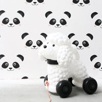 Thumbnail for Fabulous World Tapete Panda Weiß 67100