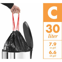 Thumbnail for Hailo Tretmülleimer Oko Duo Plus Größe L 17L + 9L Weiß 0630-230