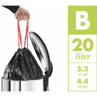 Thumbnail for Hailo Tretmülleimer Oko Duo Plus Größe L 17L + 9L Weiß 0630-230