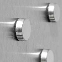Thumbnail for HI Schlüsselboard mit Memoboard Silbern 28,5x25x8 cm