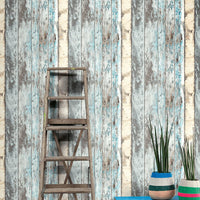 Thumbnail for DUTCH WALLCOVERINGS Tapete Holz-Optik Blau PE10012