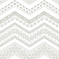 Thumbnail for Urban Friends & Coffee Tapete Ethnisch Weiß und Grün