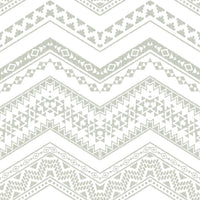 Thumbnail for Urban Friends & Coffee Tapete Ethnisch Weiß und Grün