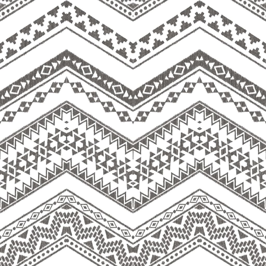 Urban Friends & Coffee Tapete Ethnisch Weiß und Schwarz