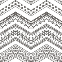 Thumbnail for Urban Friends & Coffee Tapete Ethnisch Weiß und Schwarz