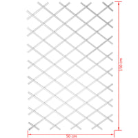 Thumbnail for Nature Garten-Rankgitter 50x150 cm PVC Weiß 6040701
