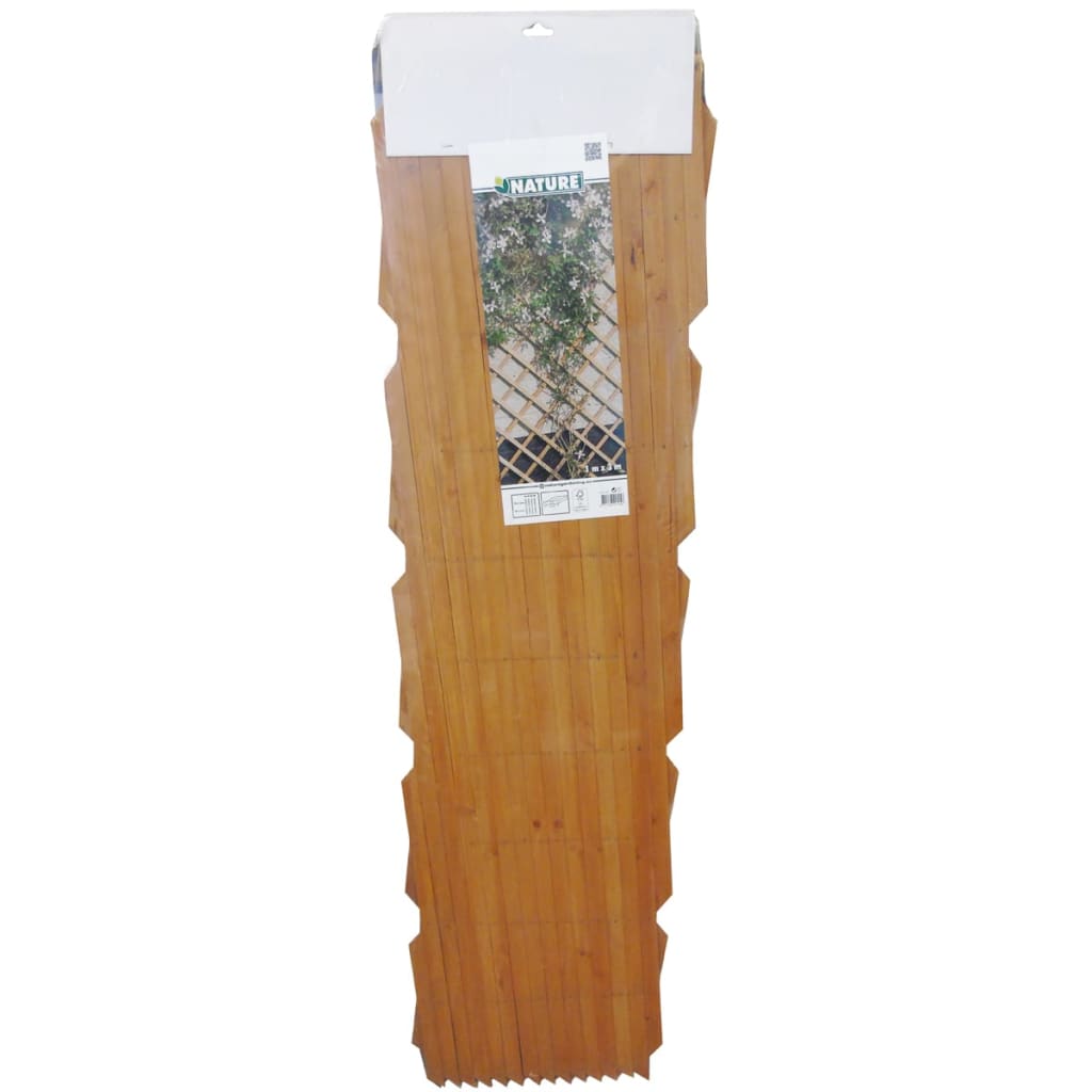 Nature Garten Rankgitter 100x300 cm Holz Braun