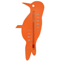 Thumbnail for Nature Garten Wandthermometer Vogelform Orange