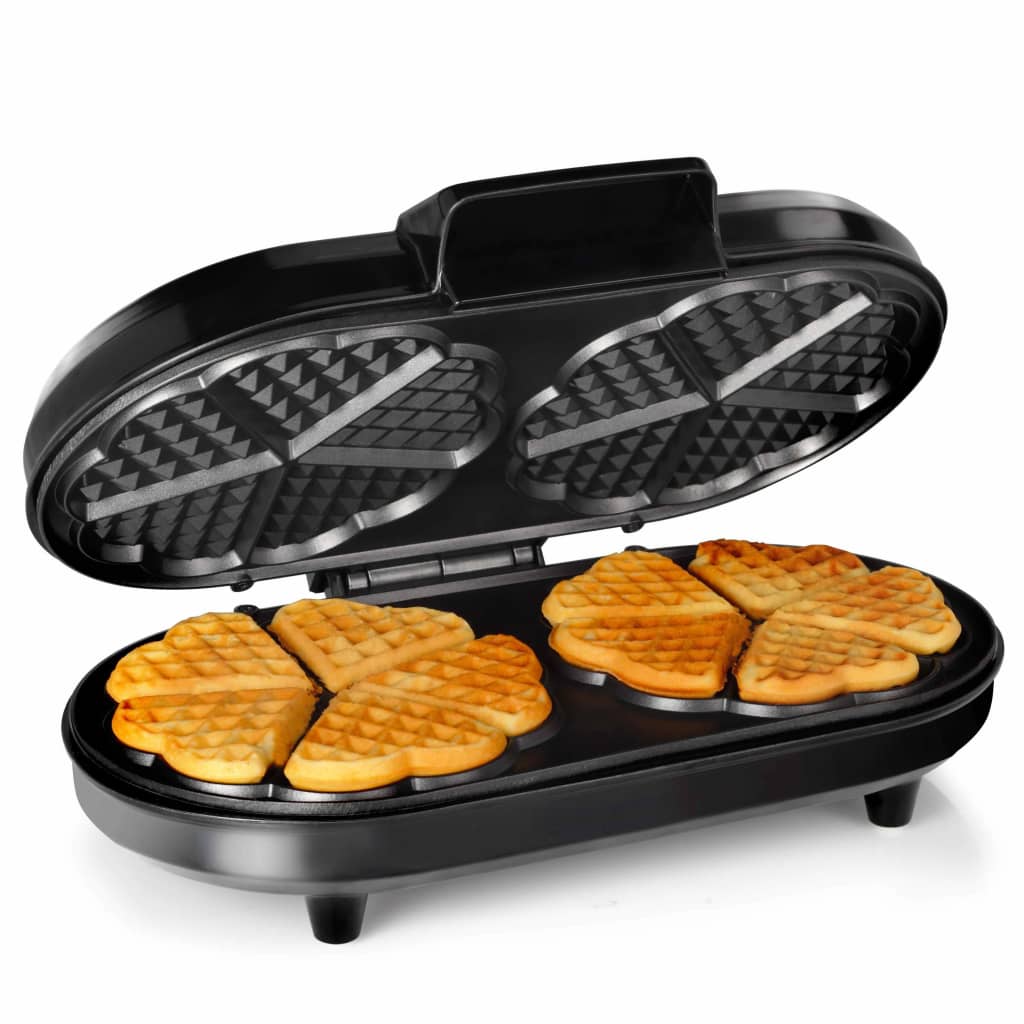 Tristar Waffeleisen 1200W 10 Waffeln Schwarz