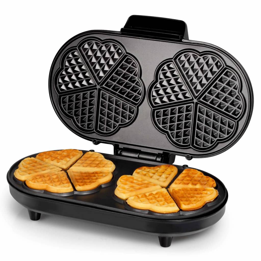 Tristar Waffeleisen 1200W 10 Waffeln Schwarz