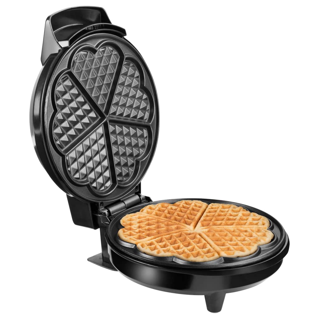 Tristar Waffeleisen WF-1160 700 W 5 Waffeln Schwarz und Silbern