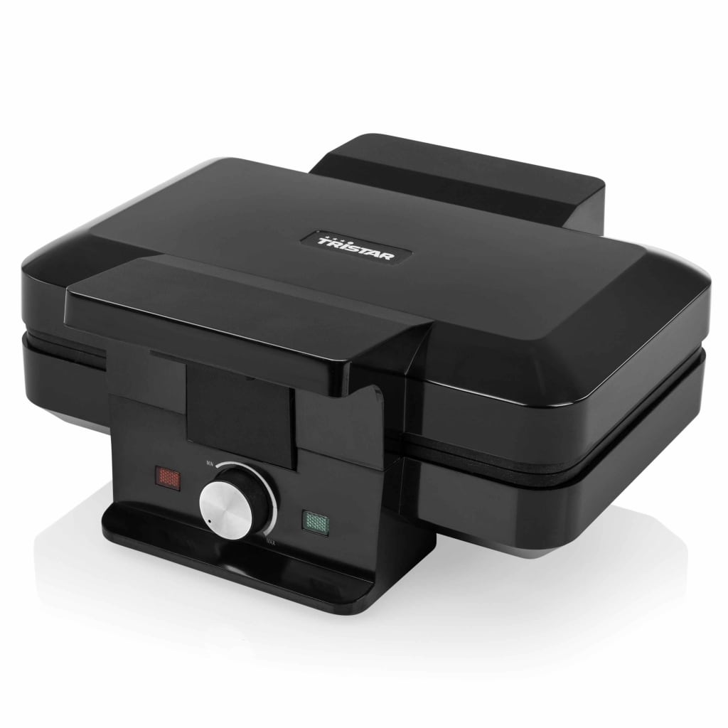 Tristar Waffeleisen 1000W 2 Waffeln Schwarz