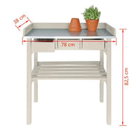 Thumbnail for Esschert Design Garten-Arbeitstisch Weiß CF29W