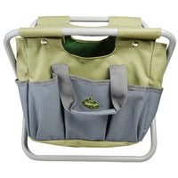 Thumbnail for Esschert Design Gartengeräte-Tasche und Hocker Grau GT85