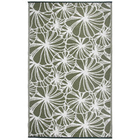 Thumbnail for Esschert Design Outdoor-Teppich 241x152 cm Blumenmuster OC21