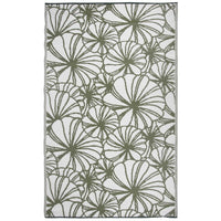 Thumbnail for Esschert Design Outdoor-Teppich 241x152 cm Blumenmuster OC21