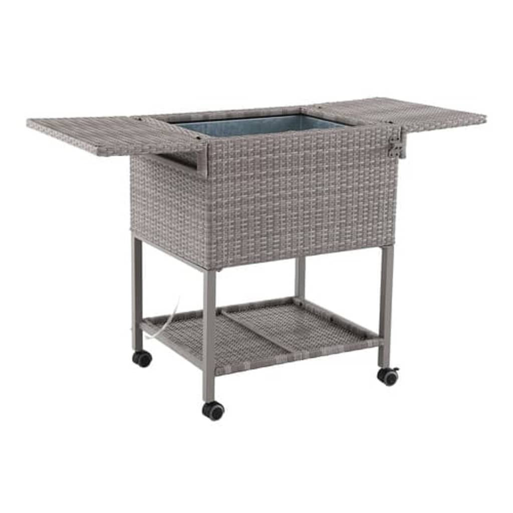 AXI Kühlwagen Country Rattan-Optik 76 L Braun