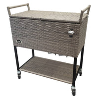 Thumbnail for AXI Kühlwagen Country Rattan-Optik 76 L Braun