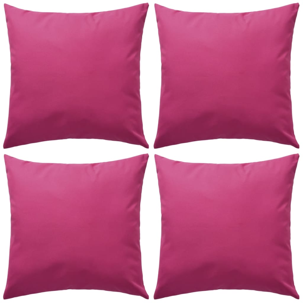 Gartenkissen 4 Stk. 45 x 45 cm Rosa