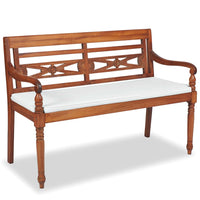 Thumbnail for 4-tlg. Garten-Lounge-Set mit Auflagen Massivholz Teak