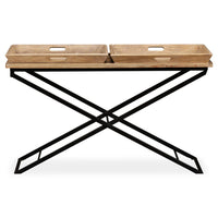 Thumbnail for Konsolentisch Mangoholz Massiv 130 x 40 x 80 cm