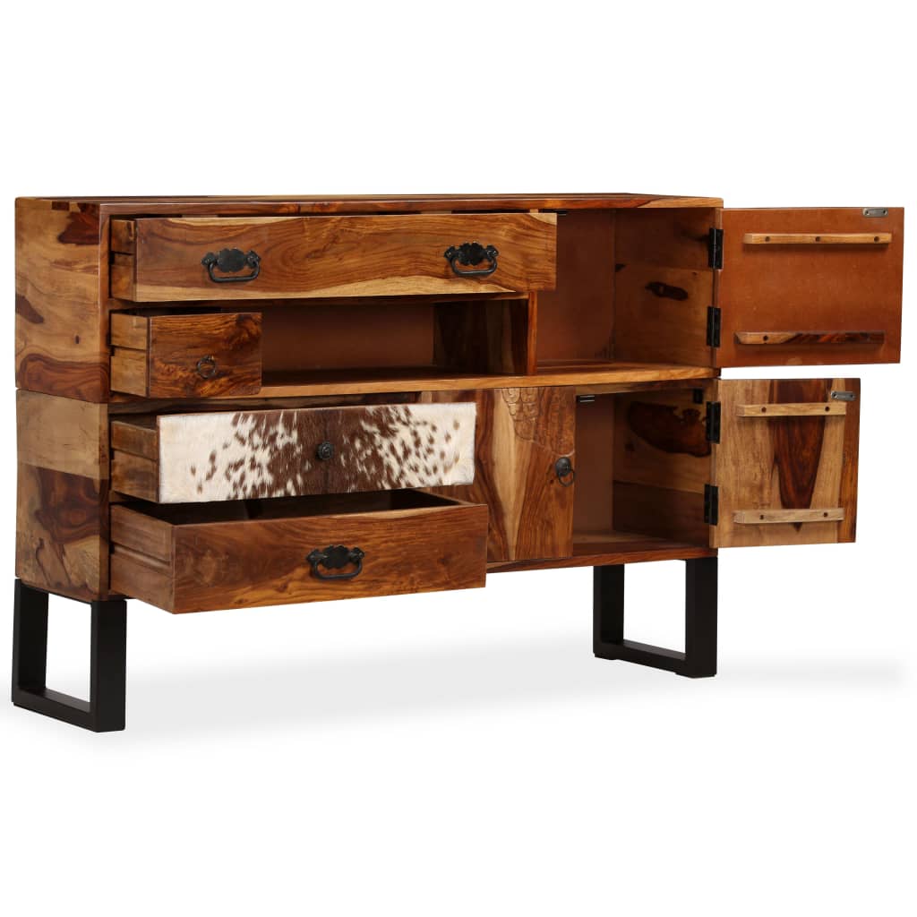 Sideboard Massivholz 115 x 30 x 80 cm