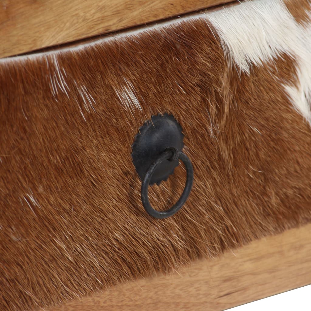 Couchtisch Massivholz 90 x 50 x 35 cm