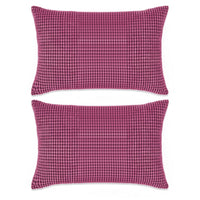Thumbnail for Kissen-Set 2 Stk. Velours 40 x 60 cm Rosa