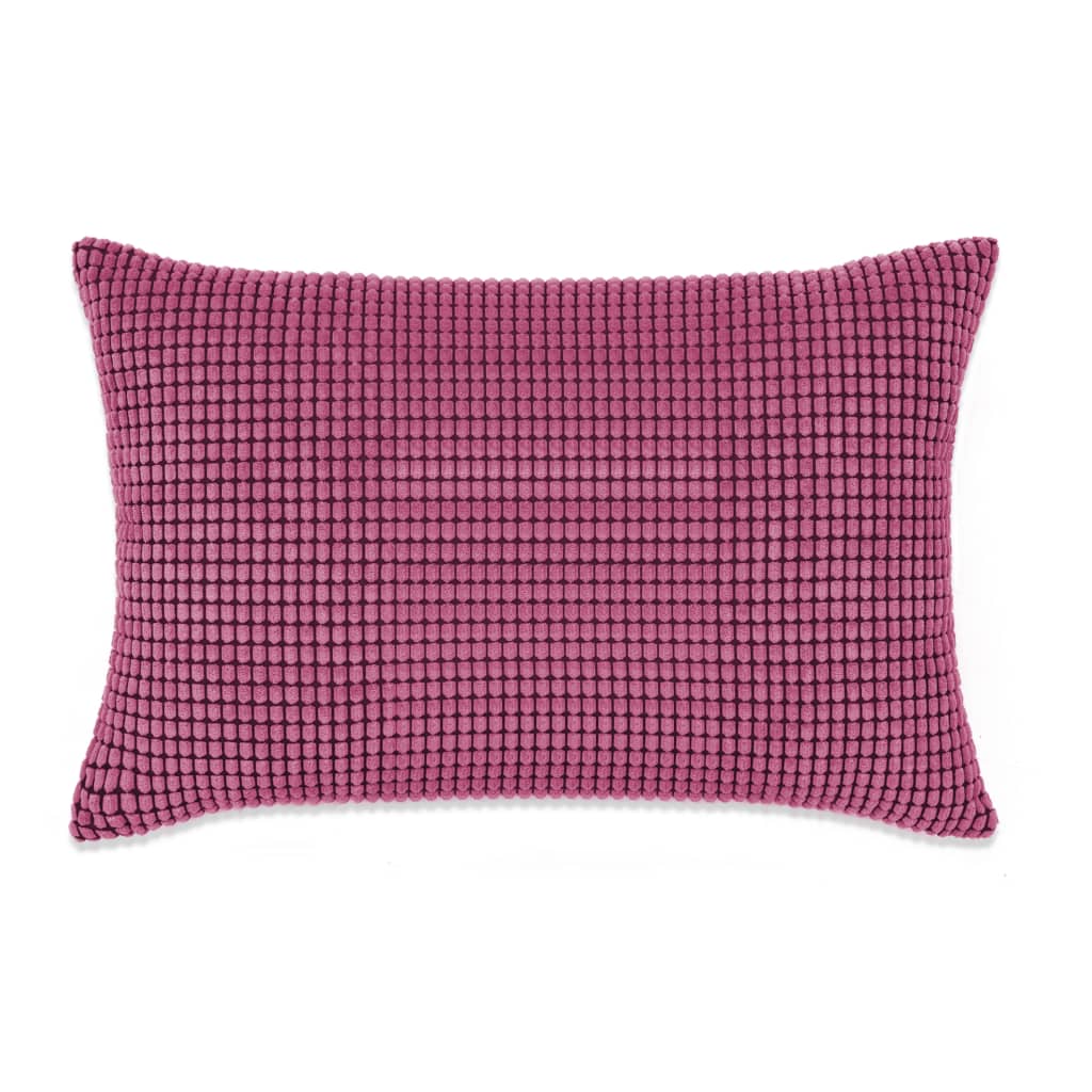 Kissen-Set 2 Stk. Velours 40 x 60 cm Rosa