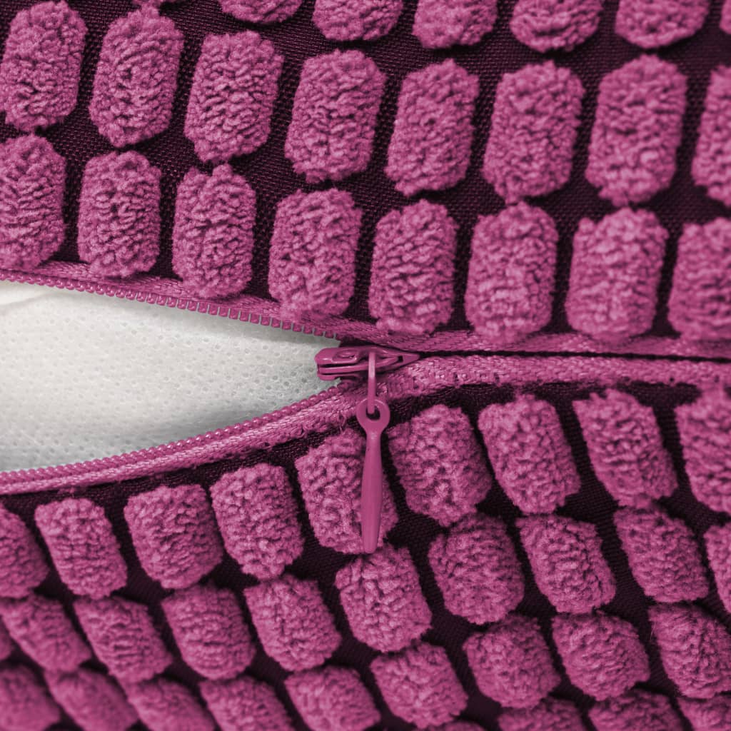 Kissen-Set 2 Stk. Velours 40 x 60 cm Rosa