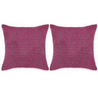 Thumbnail for Kissen-Set 2 Stk. Velours 60 x 60 cm Rosa