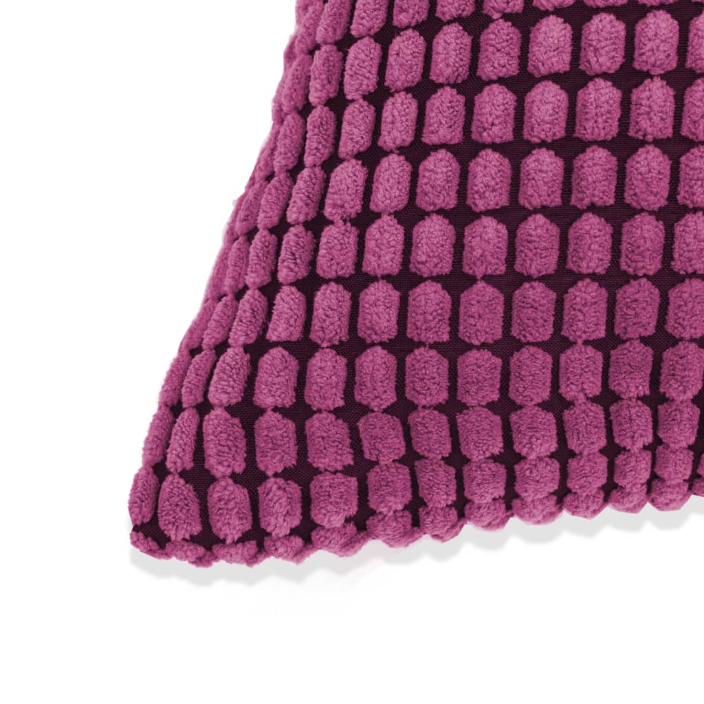 Kissen-Set 2 Stk. Velours 60 x 60 cm Rosa