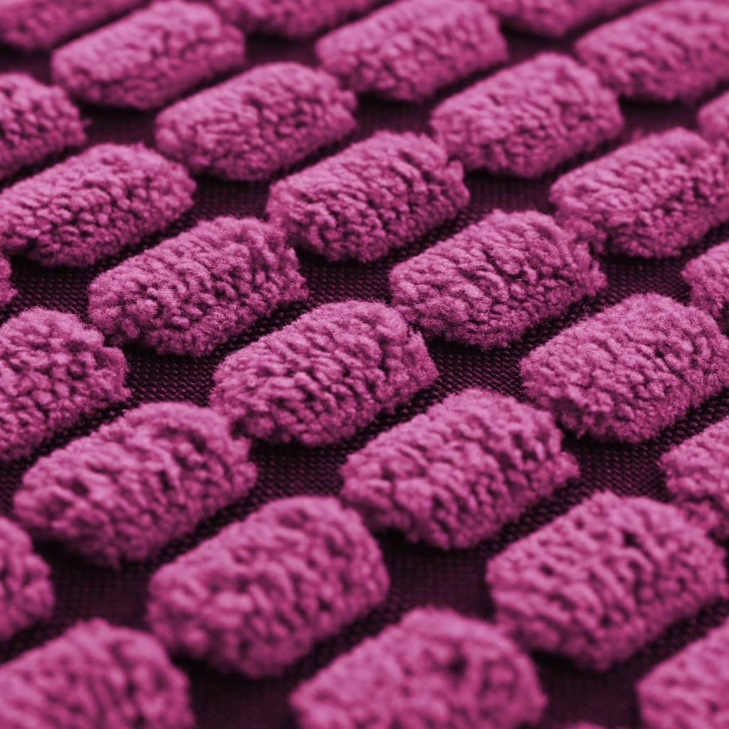 Kissen-Set 2 Stk. Velours 60 x 60 cm Rosa