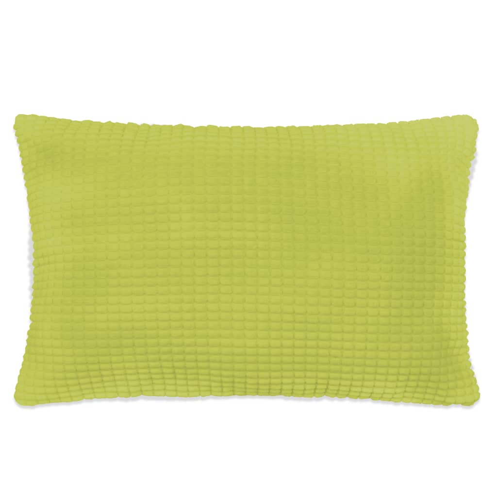 Kissen-Set 2 Stk. Velours 40 x 60 cm Grün