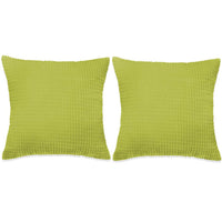 Thumbnail for Kissen-Set 2 Stk. Velours 60 x 60 cm Grün