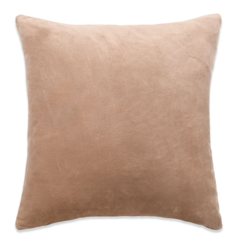 Kissen 2 Stk. Stoff 45x45 cm Beige