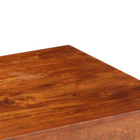 Thumbnail for Schreibtisch Akazienholz Massiv Palisander-Finish 110x50x76 cm