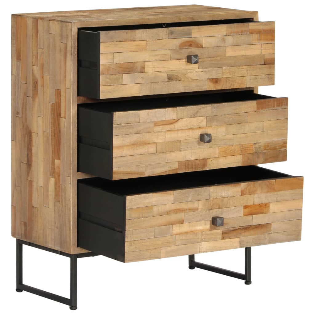 Sideboard Recyceltes Teakholz 60 x 30 x 75 cm