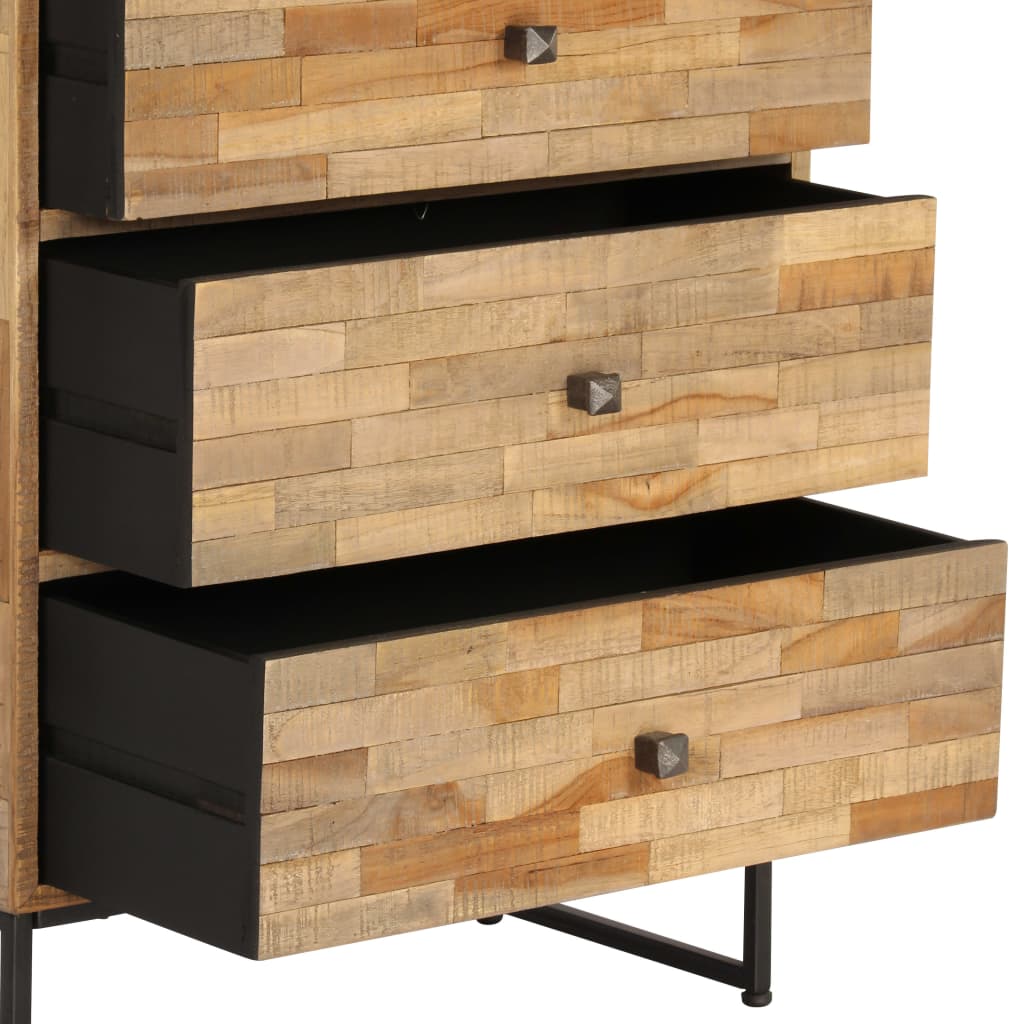 Sideboard Recyceltes Teakholz 60 x 30 x 75 cm