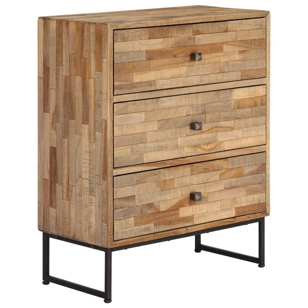 Sideboard Recyceltes Teakholz 60 x 30 x 75 cm