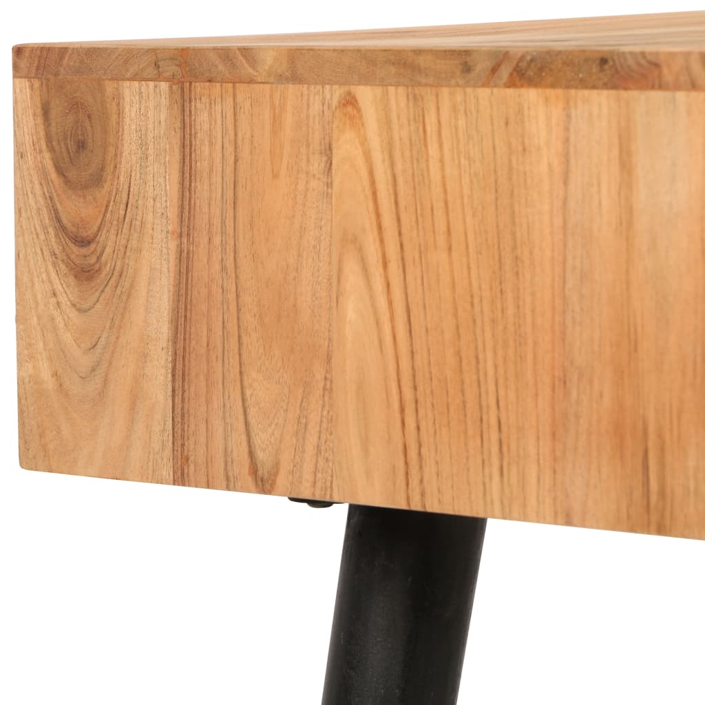 Schreibtisch Akazienholz Massiv 118 x 45 x 76 cm