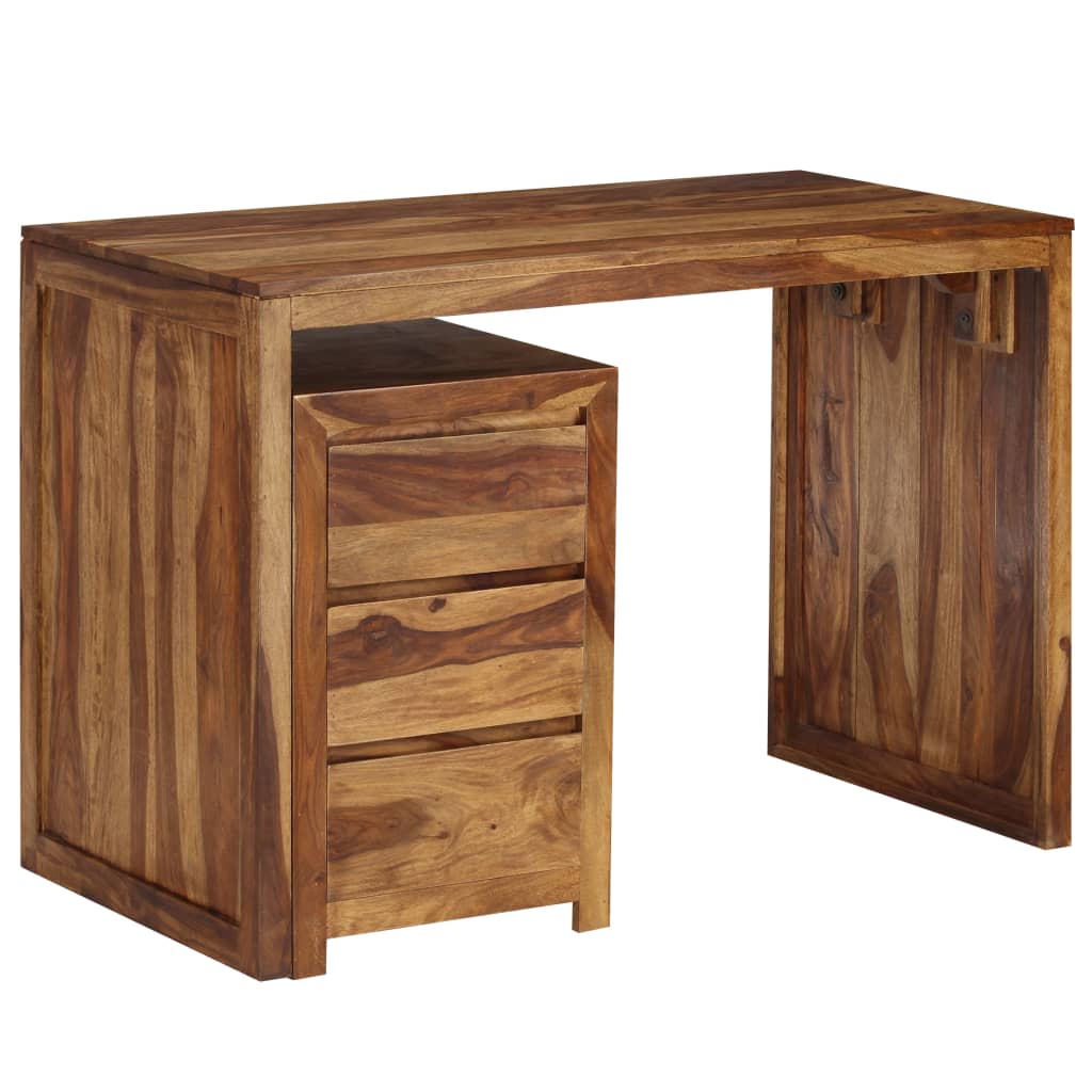 Schreibtisch Massivholz 110×50×76 cm