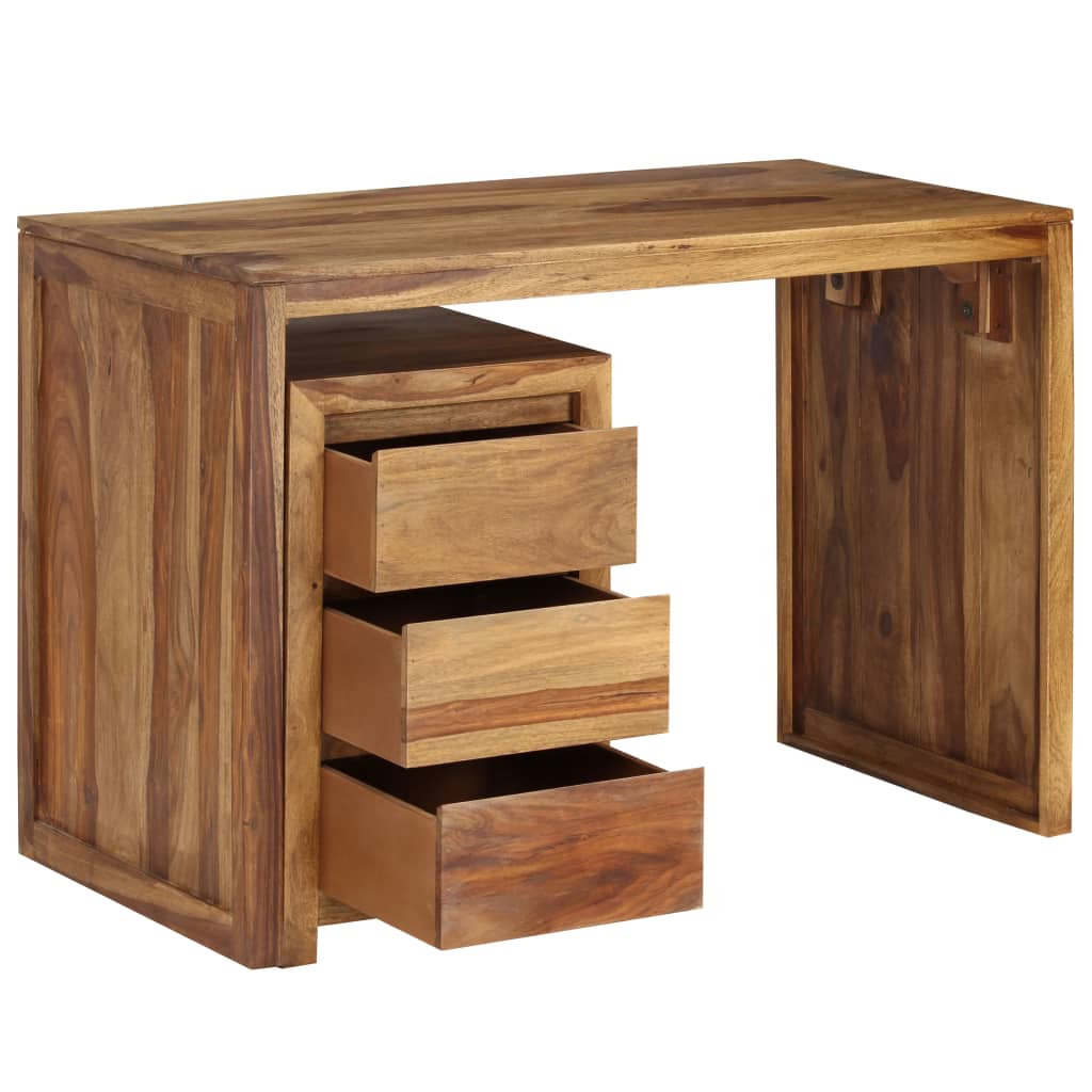 Schreibtisch Massivholz 110×50×76 cm