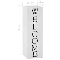 Thumbnail for Regenschirmständer Welcome Stahl Weiß