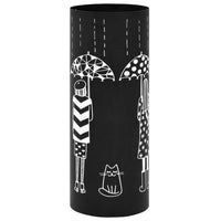 Thumbnail for Regenschirmständer Frauen-Design Stahl Schwarz