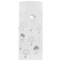 Thumbnail for Regenschirmständer Regenschirm-Motiv Stahl Weiß