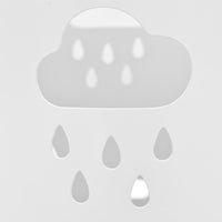 Thumbnail for Regenschirmständer Regenschirm-Motiv Stahl Weiß